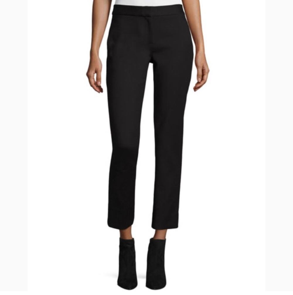 Diane von Furstenberg DVF Womens Jodie black ankle pants Size 2